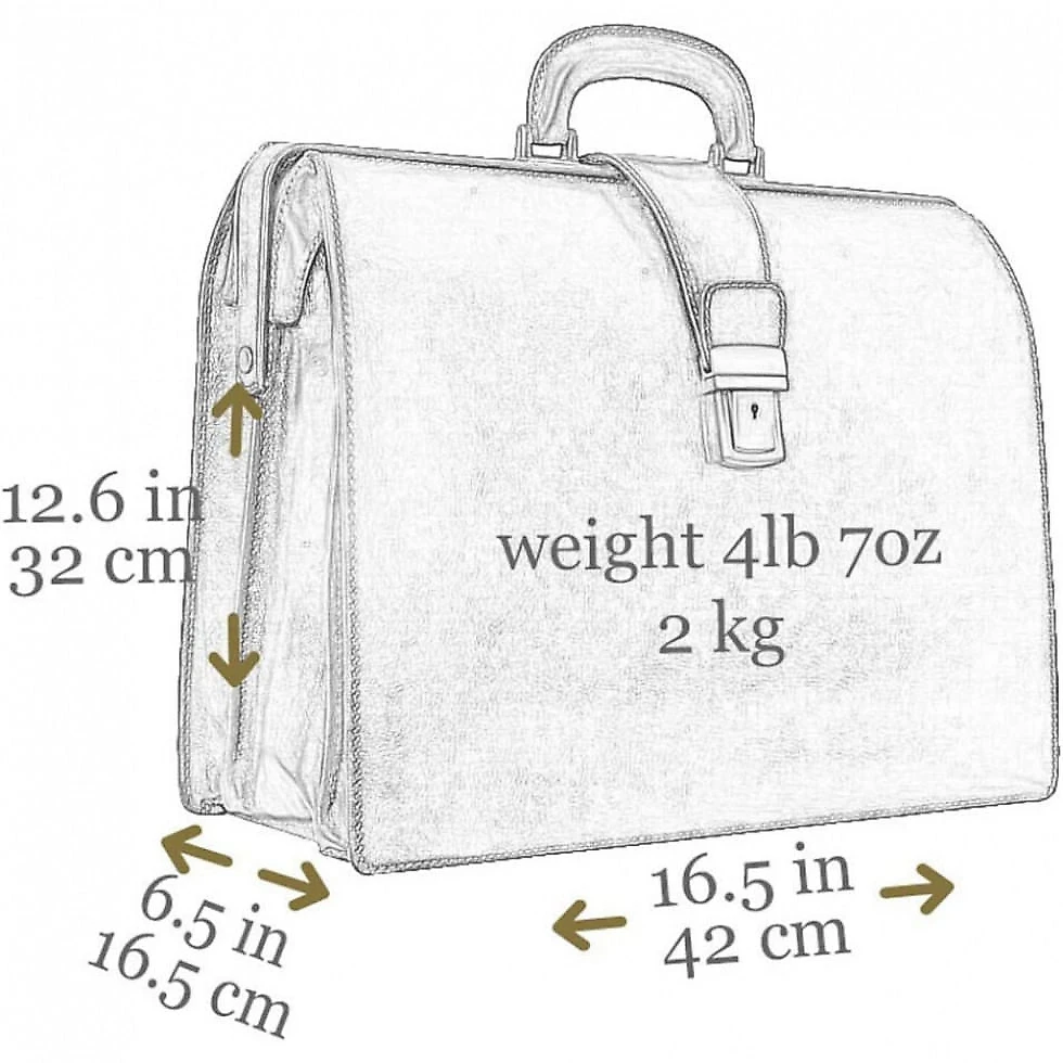 Bolsa Maleta Time Resistance de Couro Masculina para Laptop , Marrom Brilhante