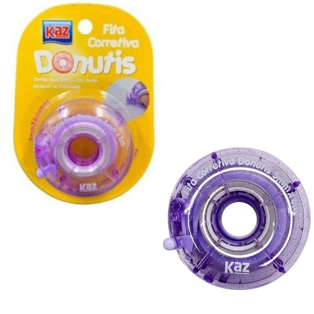 Corretivo Roller Donutis - 5mmx6m - Lilas - Kz823li - Kaz