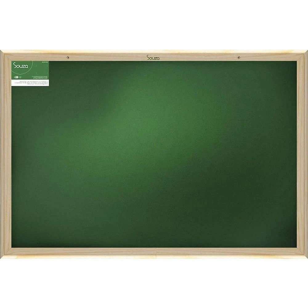 Quadro Escolar Souza Office Moldura Madeira 70x50cm Pacote 05 Verde