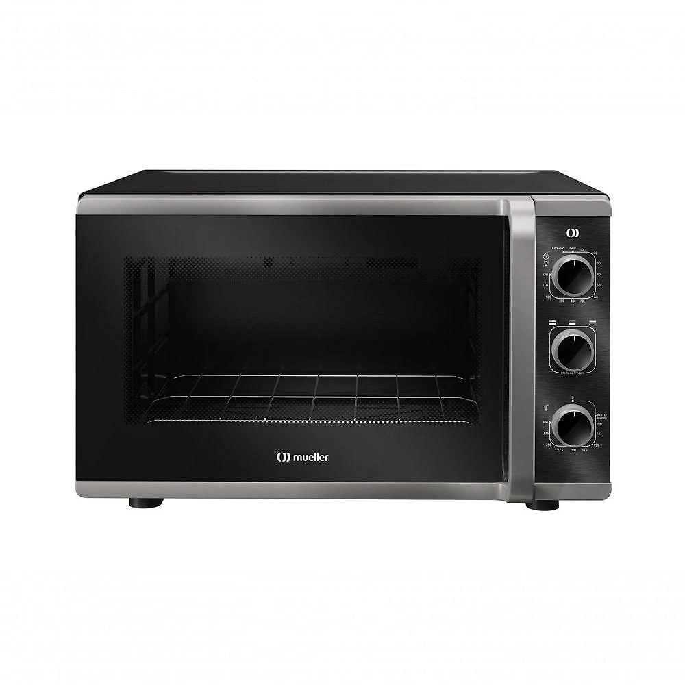 Forno De Bancada Mueller Com Grill Preto Fosco 50L MFB50K 110V