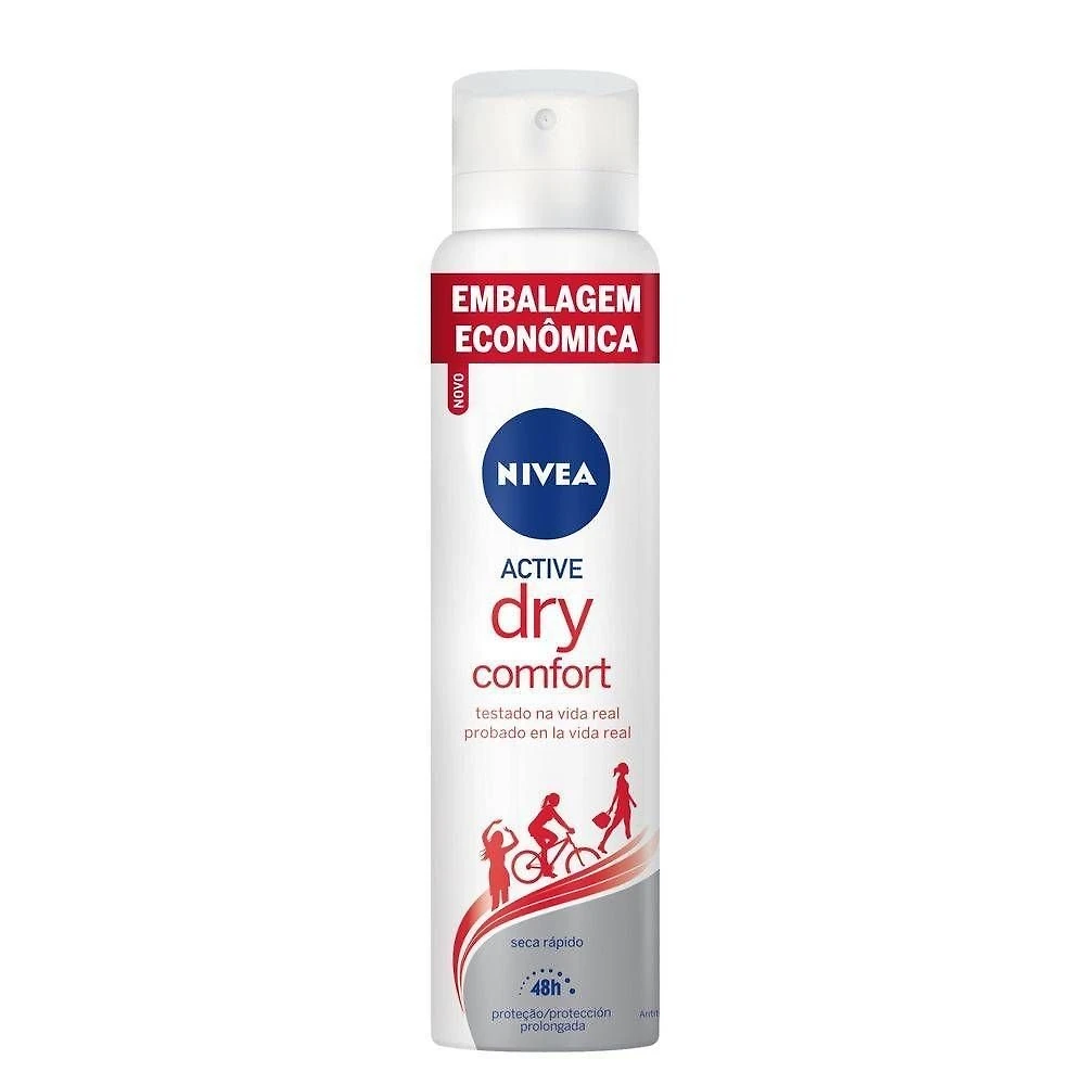 Desodorante Aerosol Nivea Active Dry Comfort Feminino Promocional 200ml