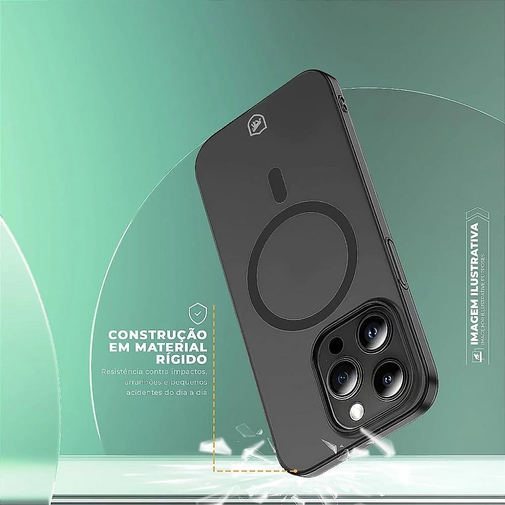 Capa para Celular Gshield Compatível com Iphone 16 Pro Proteção com Magsafe Antiamarelamento
