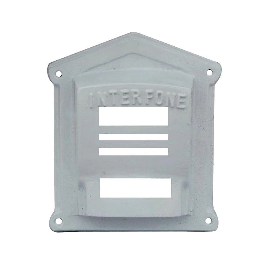 Protetor de Interfone Ouro Minas N02 Alumínio Fundido Branco