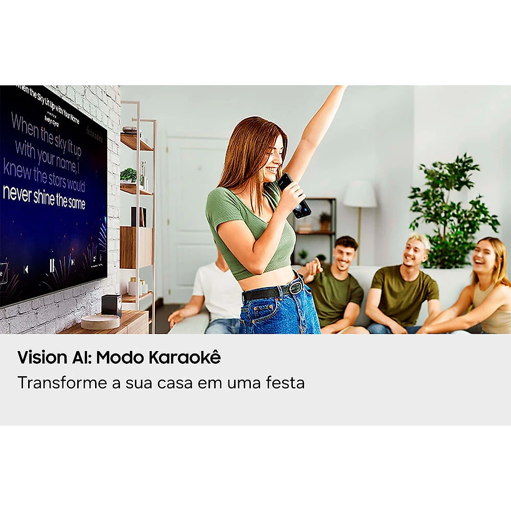 Smart TV Samsung QLED Ultra 4K 98" Polegadas Q7F 2025 com Vision AI, Pontos Quânticos, Xbox Cloud e Alexa Bivolt