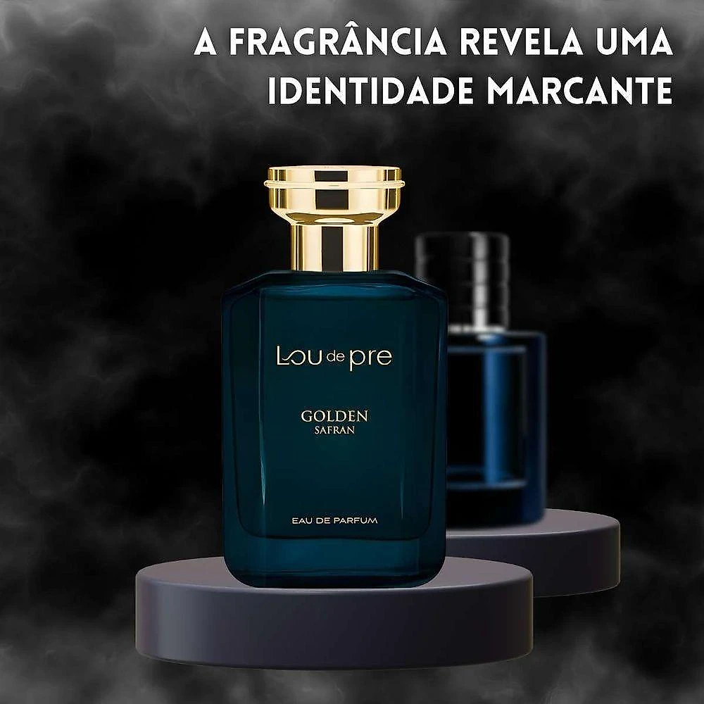 Perfume Masculino Lou de Pre Golden Safran Eau de Parfum 90ML La Rive