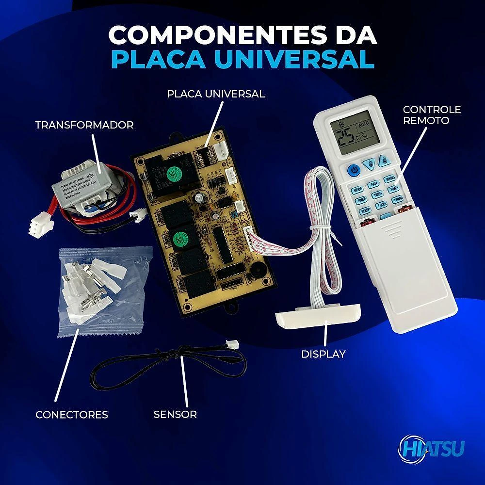 Placa Universal Para Ar Condicionado On/off Convencional 220v Hiatsu único