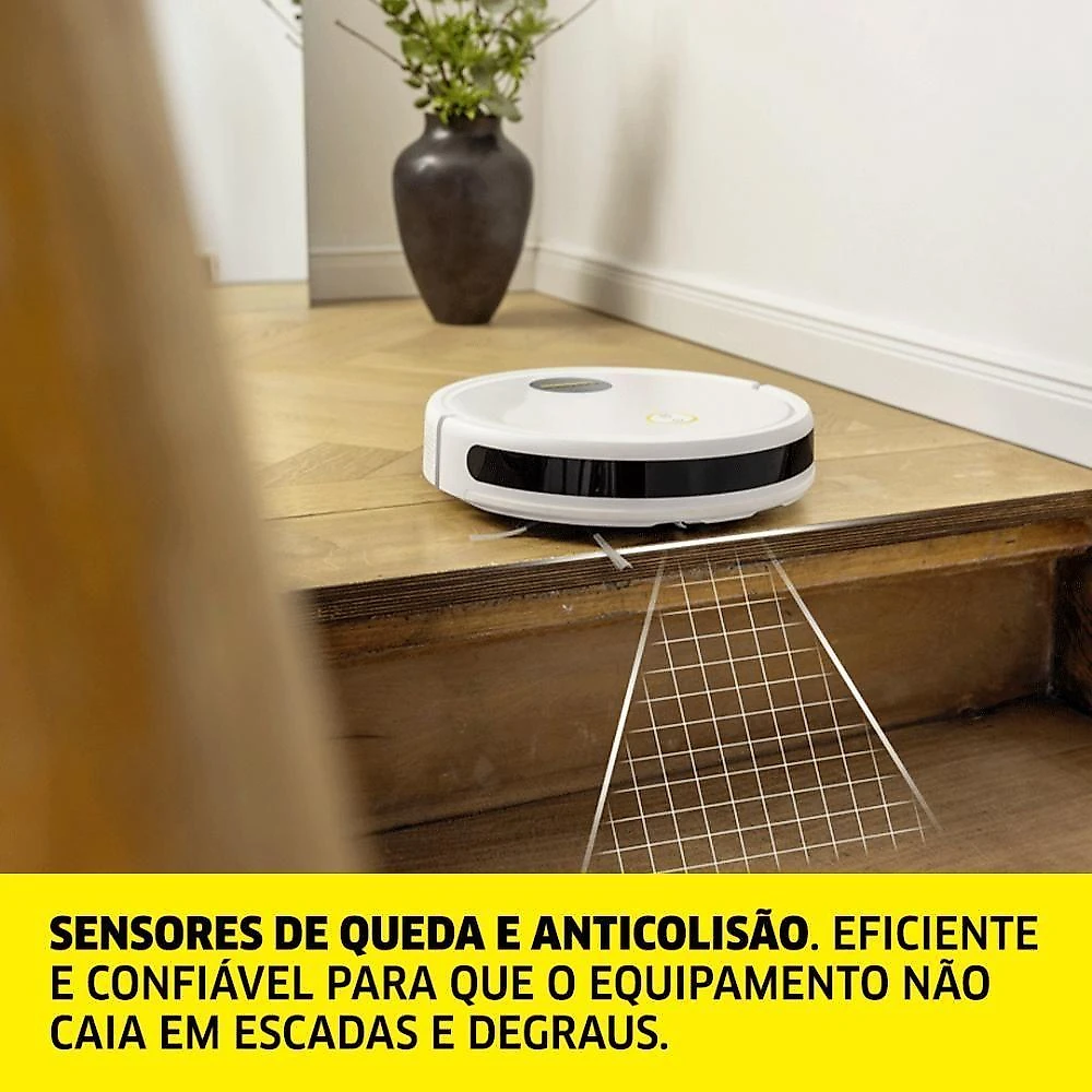 Robô Aspirador De Pó Kärcher RCV 2 Com Navegação E Controle Remoto – Bivolt
