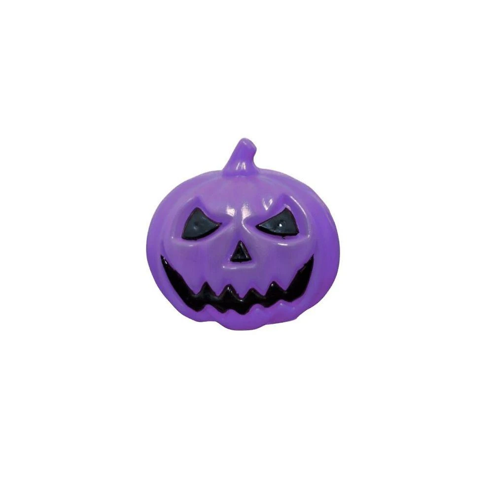 Decoração Halloween Mini Abóbora Terror Cor Roxo