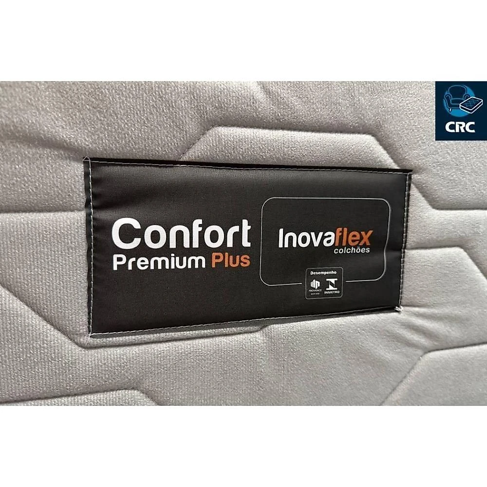Cama Box com Colchão Solteiro Comfort Ortopédico Anatômico Tecido Malha Branco a Costa Rica