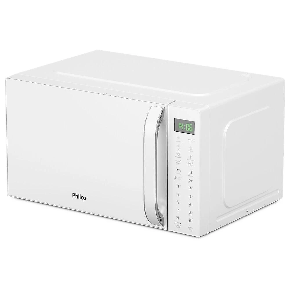 Micro-Ondas Philco 20 Litros PMO24B, Branco - 110 Volts