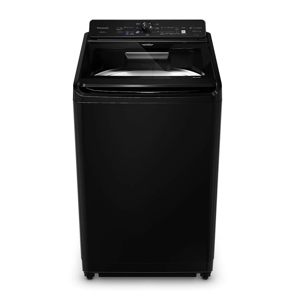 Máquina de lavar Intuitive+ Panasonic 19kg Lavagem Eficiente SmartSense Sistema Ciclone Dial Ciclo Pet Preta - NA-F190D1B