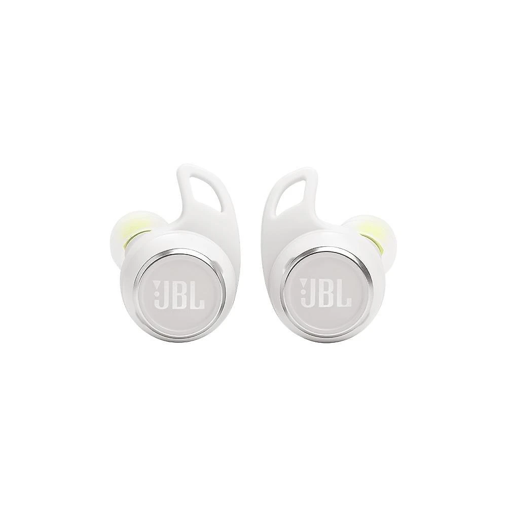 Fone de Ouvido Esportivo Sem Fio JBL, Reflect Aero, Bluetooth, com Microfone, À Prova d' Água, Branco - JBLREFLECTAEROWHT