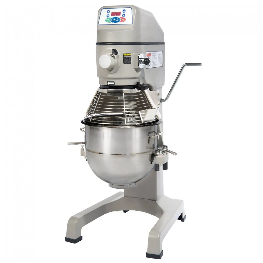 Misturador,Mixer Comercial Planetário de Piso para Pizza Globe SP30P 28,4 Litros com Proteção e Acessórios Padrão 240V, 1 1/2 hp
