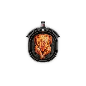 Fritadeira Elétrica Sem Óleo Air Fryer Electrolux Family Efficient EAF50 5L – Grafite + Cafeteira Elétrica Efficiente ECM10 15 Xícaras - Preta 110V