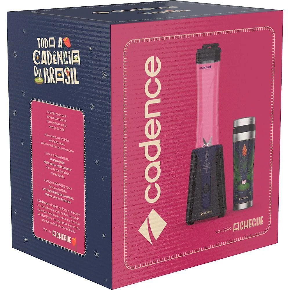 Blender Cadence Achegue BLD708 600W 0,5L Azul 220V