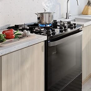 Fogão 5 Bocas Electrolux FE5GB Efficient Preto Bivolt