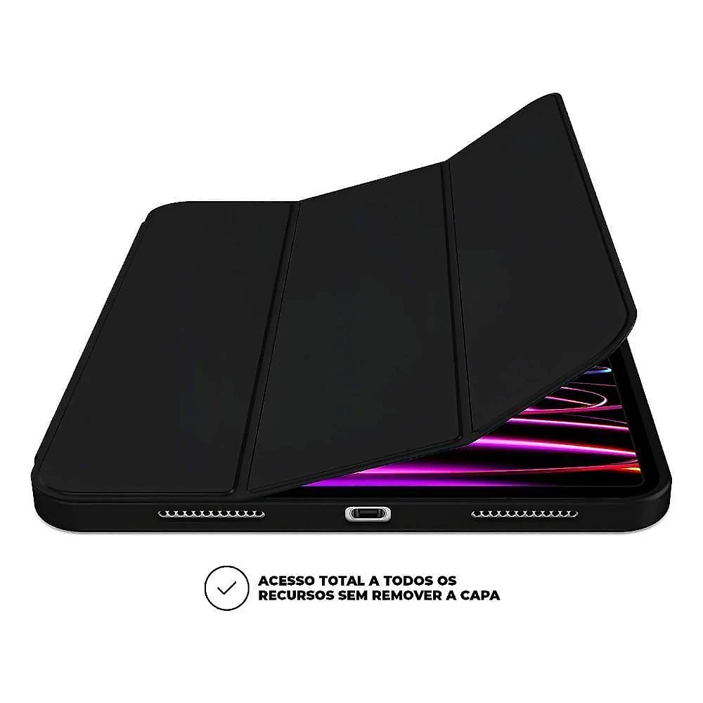 Capa para Samsung Galaxy Tab S10 Lite Clear View com Proteção Completa e Suporte Dobrável Gshield