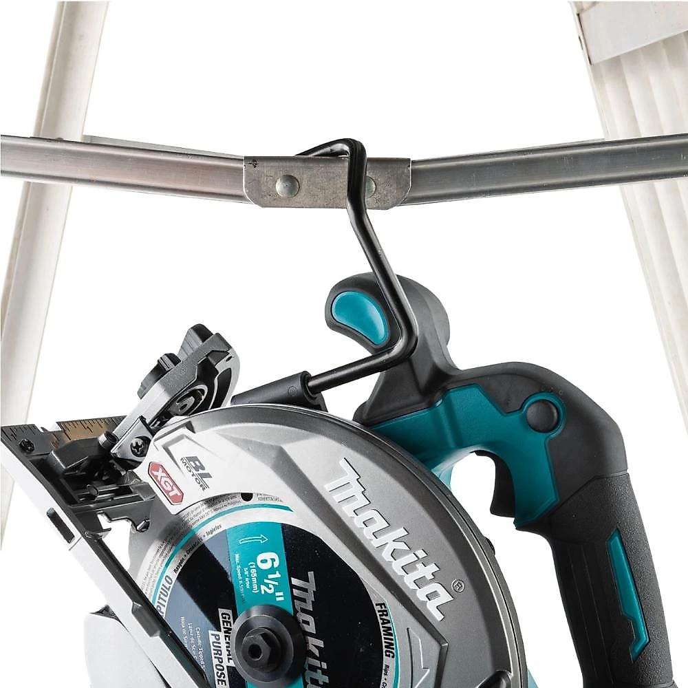 Serra circular sem fio 165 mm 40v max resistência Água poeira com disco aws hs012gz makita