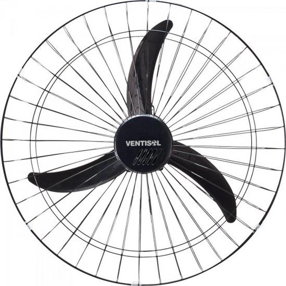 Ventilador De Parede 60 Cm 220V New Premium Preto Ventisol