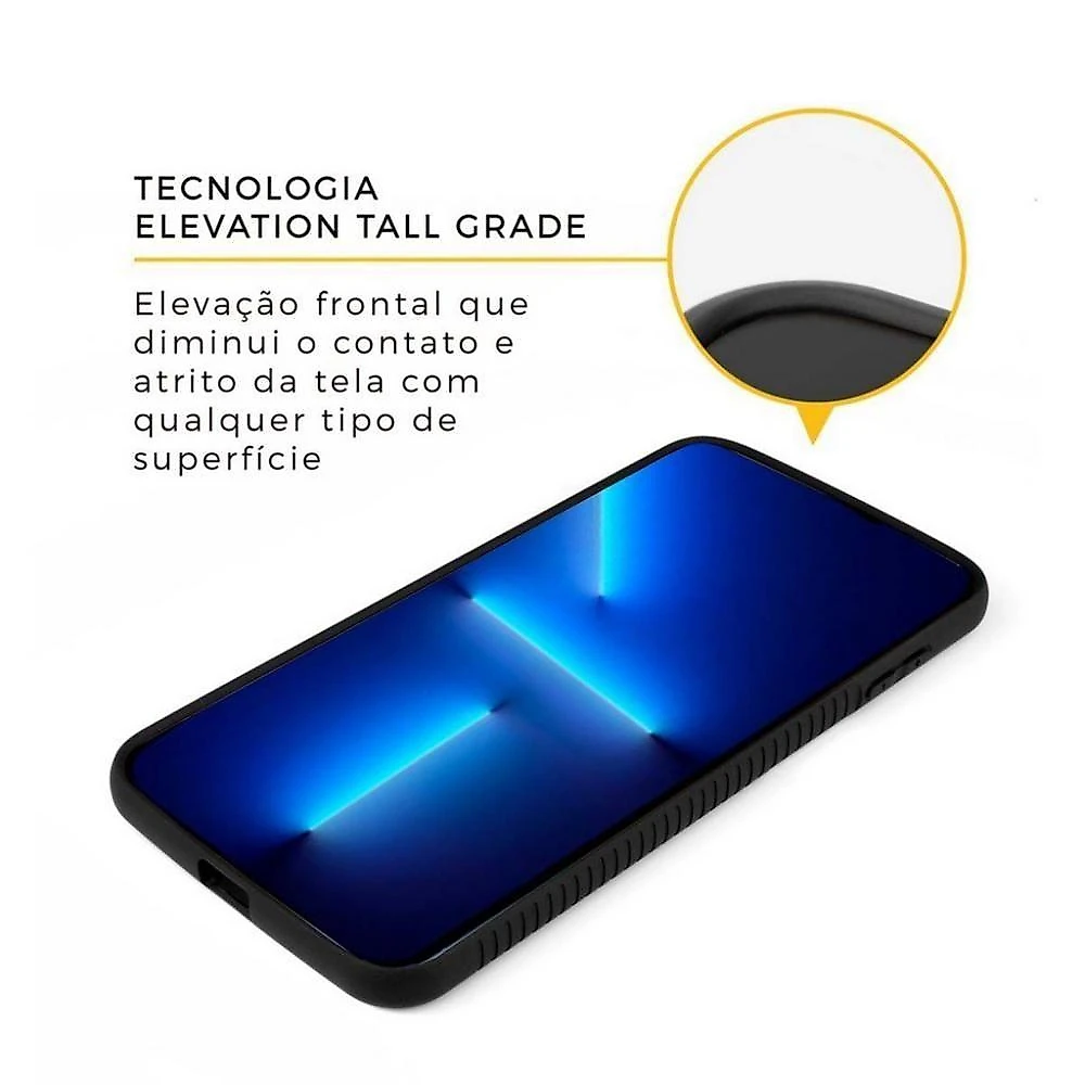 Capa Case Capinha Stronger Preta Para Iphone 13 Pro Max - Gshield