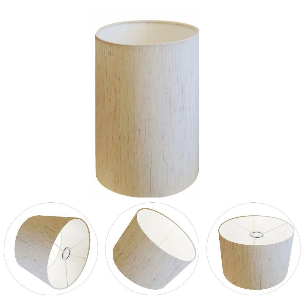 Cúpula para Abajur e Luminária CP-8006 18X25CM em Linho Bege Resistente à Maresia Vivare Brasil