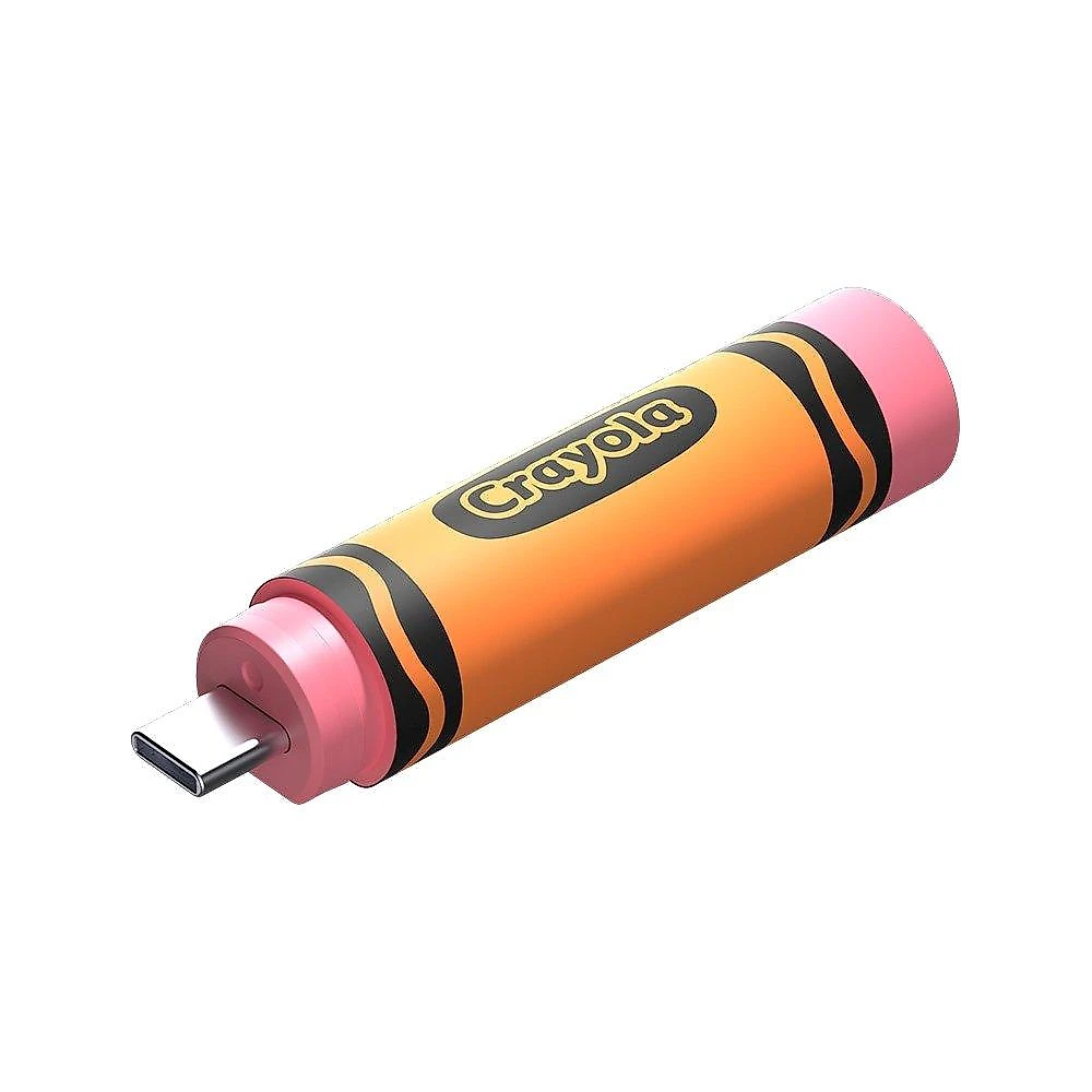 Pen Drive 256GB SanDisk Crayola USB-C Flash Drive, Mango Tango - SDCZIC-256G-G46O