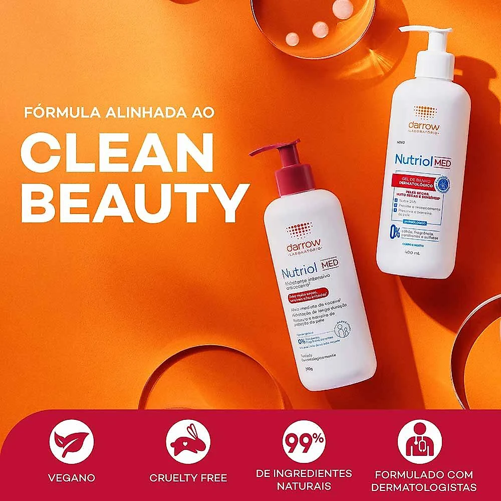 Gel de banho darrow nutriol med 400ml