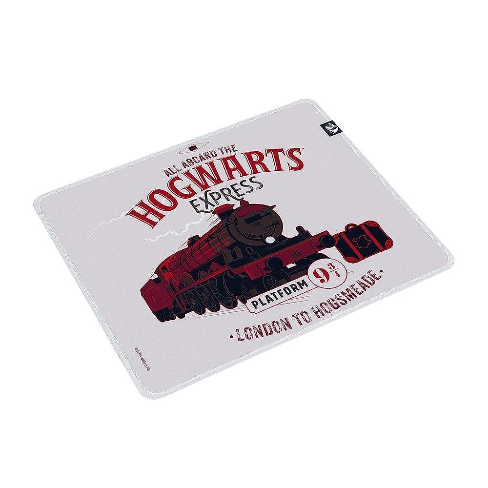 Mousepad Gamer Harry Potter Expresso Hogwart's, 320x270x3mm, Tamanho M, Branco - HP-934