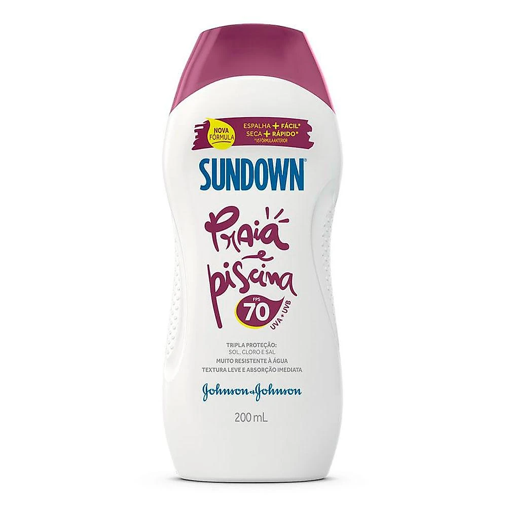 Protetor solar sundown praia e piscina- fps70 200ml