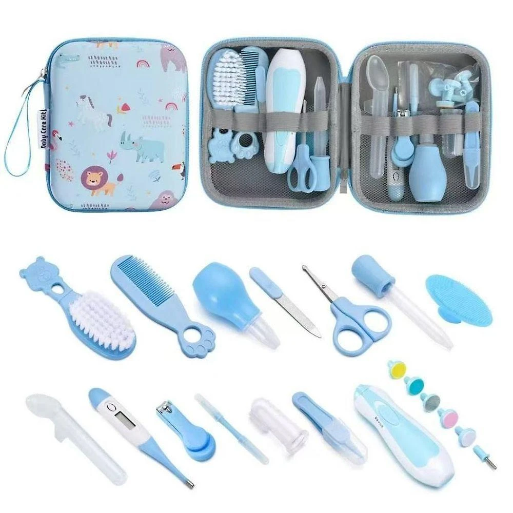 Kit Higiene para Bebê Recém Nascido Kit 13 Cuidado Essencial Azul e Rosa OEM