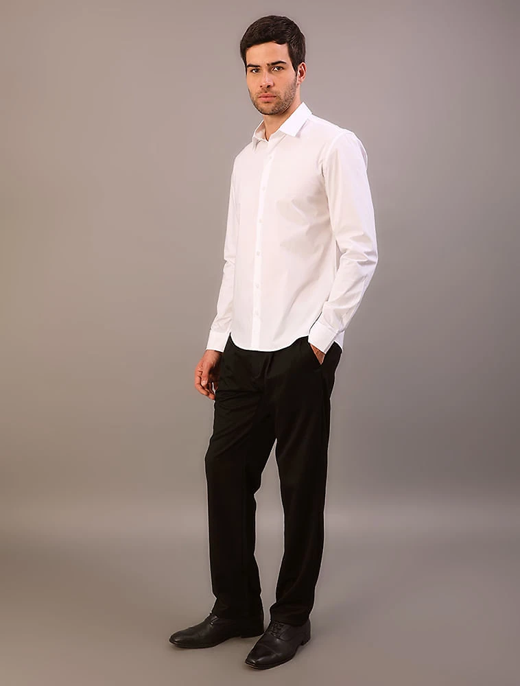 Camisa Manga Longa Slim Cannes Básica Essential - Branco 2