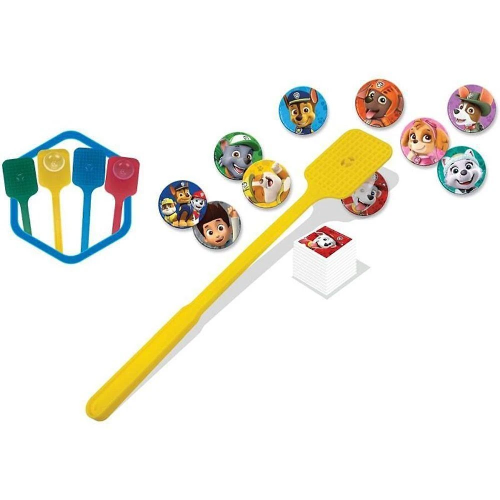 Jogo Patrulha Canina Tapa na Mesa 4 Raquetes 96 Cartas Nig Brinquedos