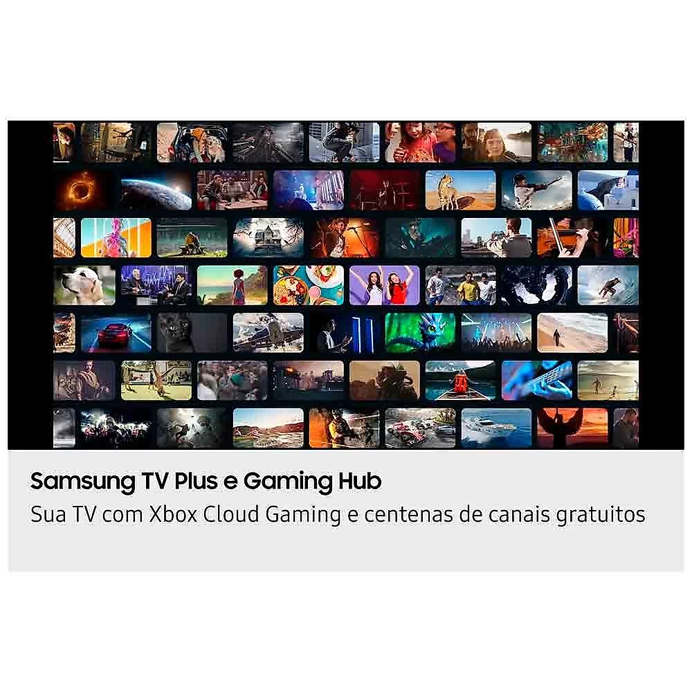 Smart TV Samsung 85" UHD 4K U8600F 2025 + Soundbar Samsung Série Q com 3.1.2 canais HW-Q600H Bivolt