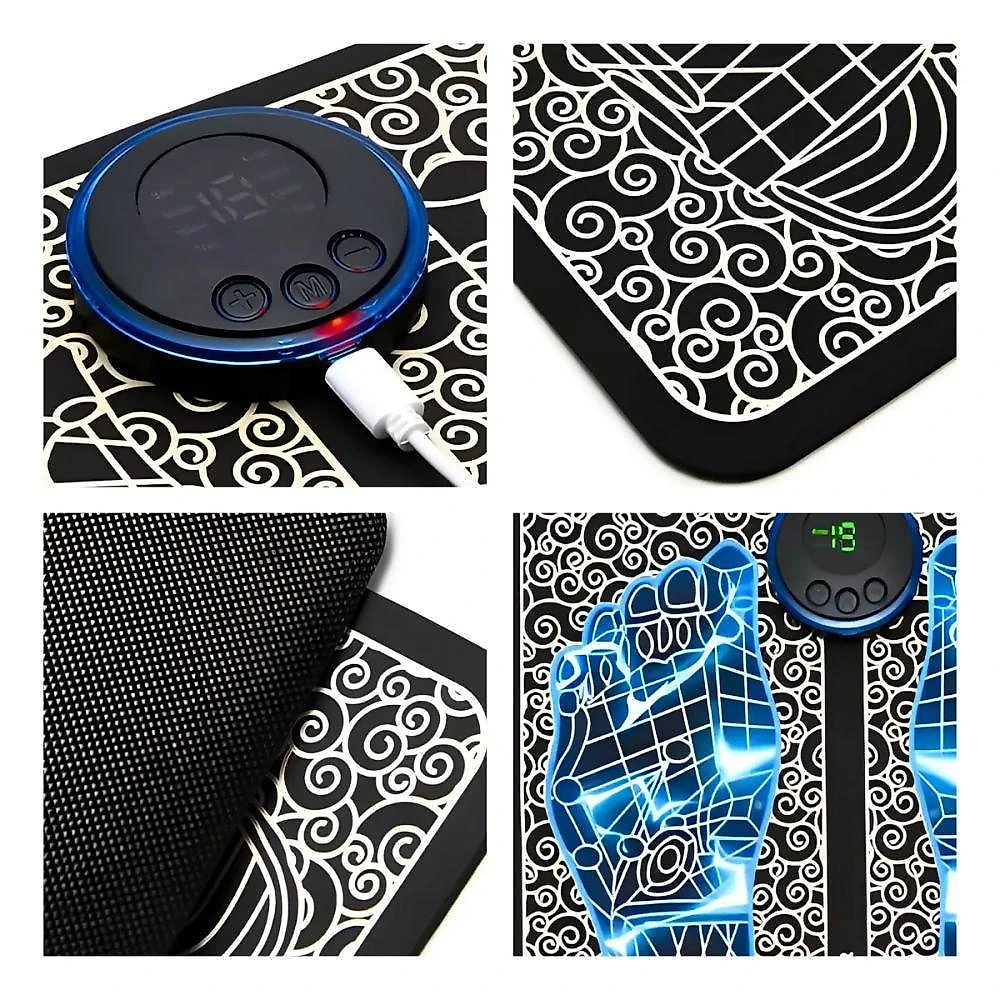 Massageador Para Pés Pernas Ems Magnético Relaxante Pro