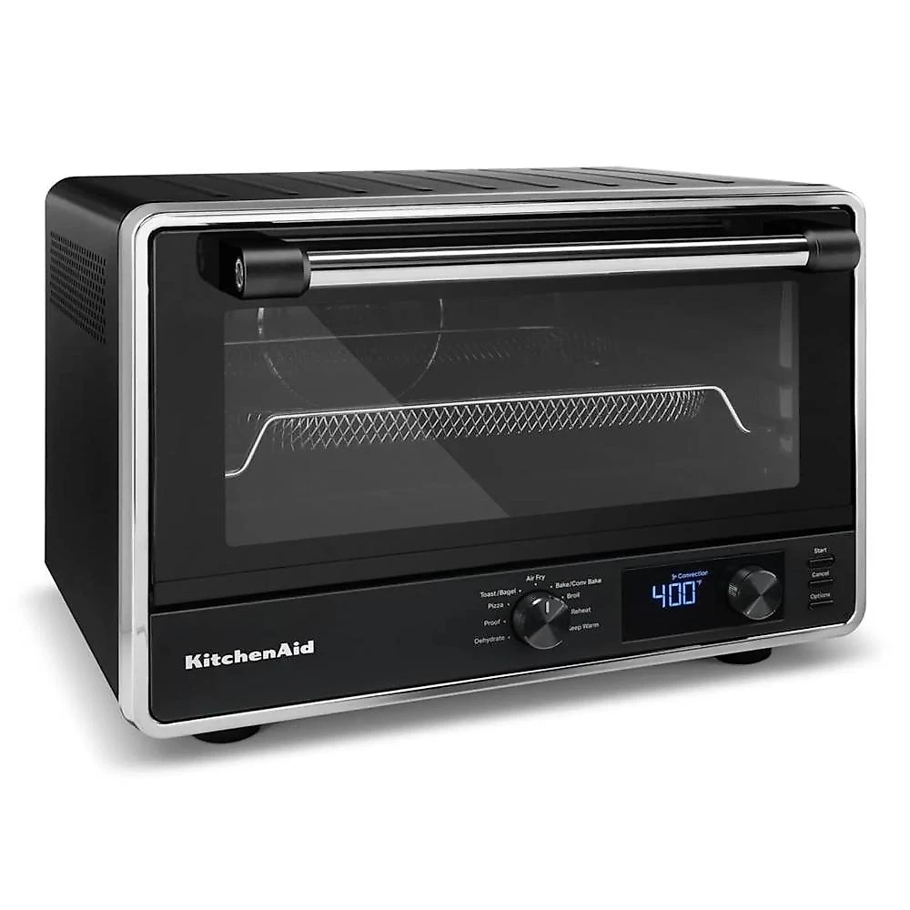 Forno multifunções air fryer e pizza 21l 127v kitchenaid black matte 110v (127v)