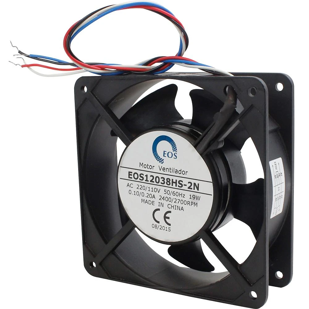 Micro Motor Ventilador Ventoinha EOS 120 x120 x 38mm Bivolt
