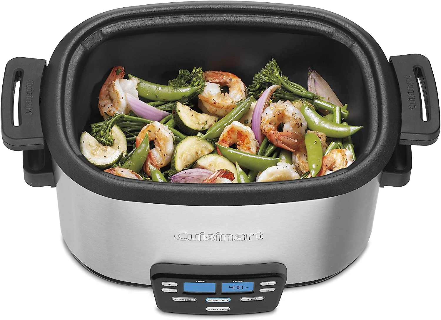 Cuisinart MSC600 3In1 Cook Central 6Quart MultiCooker Slow Cooker BrownSaute Steamer