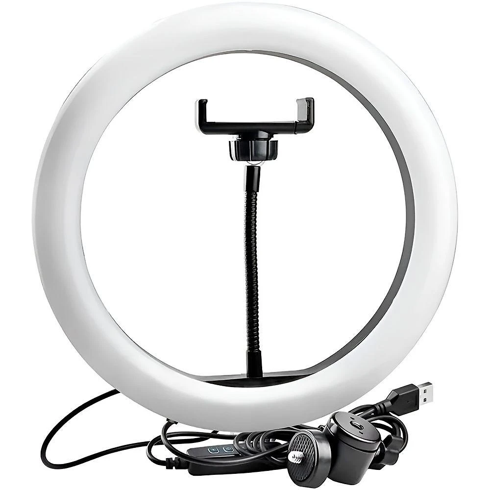 Ring Light 12” 30cm 240 Leds 10w Bivolt Com Suporte Para Celular – 3 Modos De Luz 3200k–5500k Usb Foto Vídeo