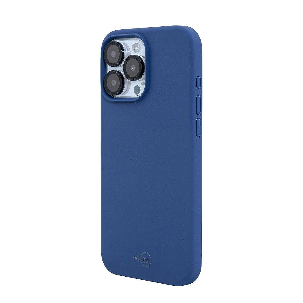 Capa iPhone 16 Pro Max Originais iPlace, Silicone Essential, Azul