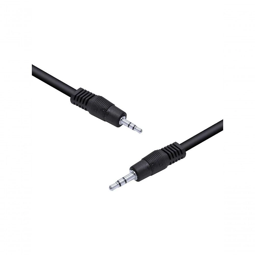 Cabo Auxiliar de Áudio Vinik P1P2-2 para MP3, Celulares e Som Automotivo 2M Estéreo Preto
