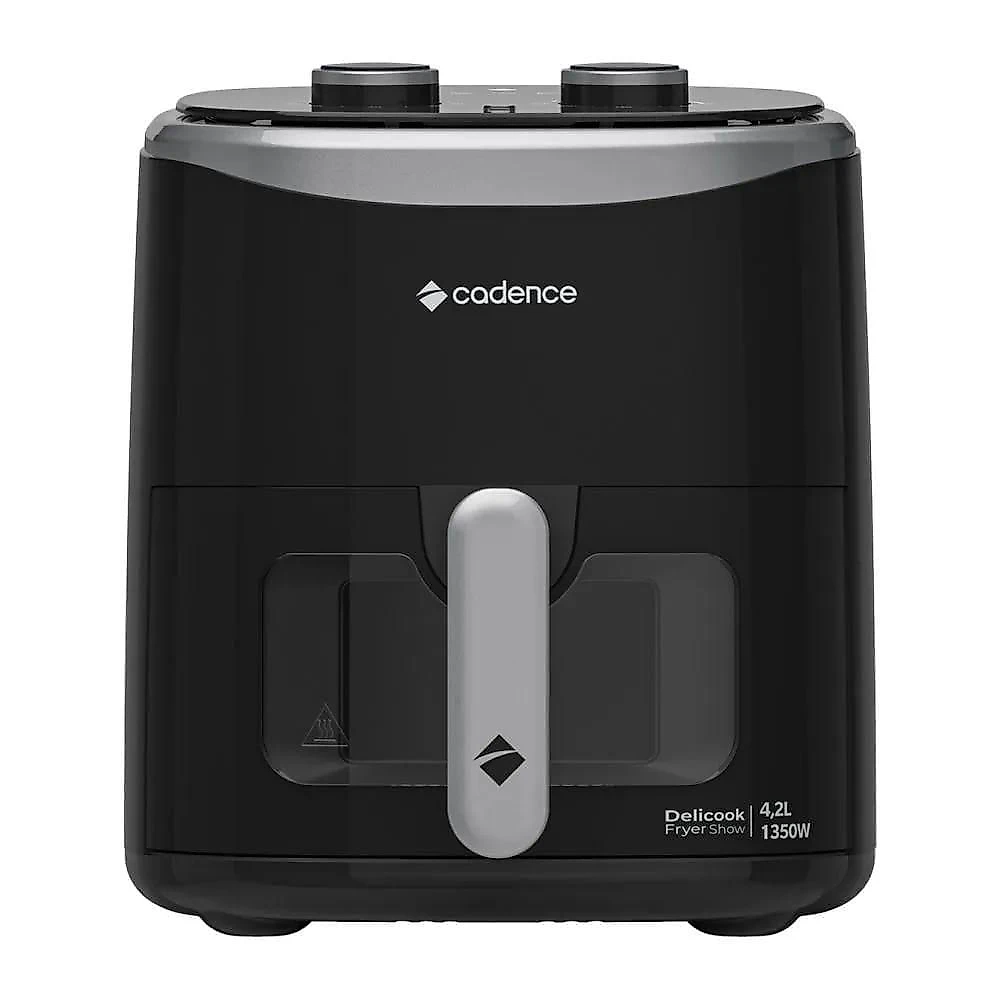 Fritadeira Sem Óleo 4,2L Cadence Com Visor Delicook Fryer Show 110V