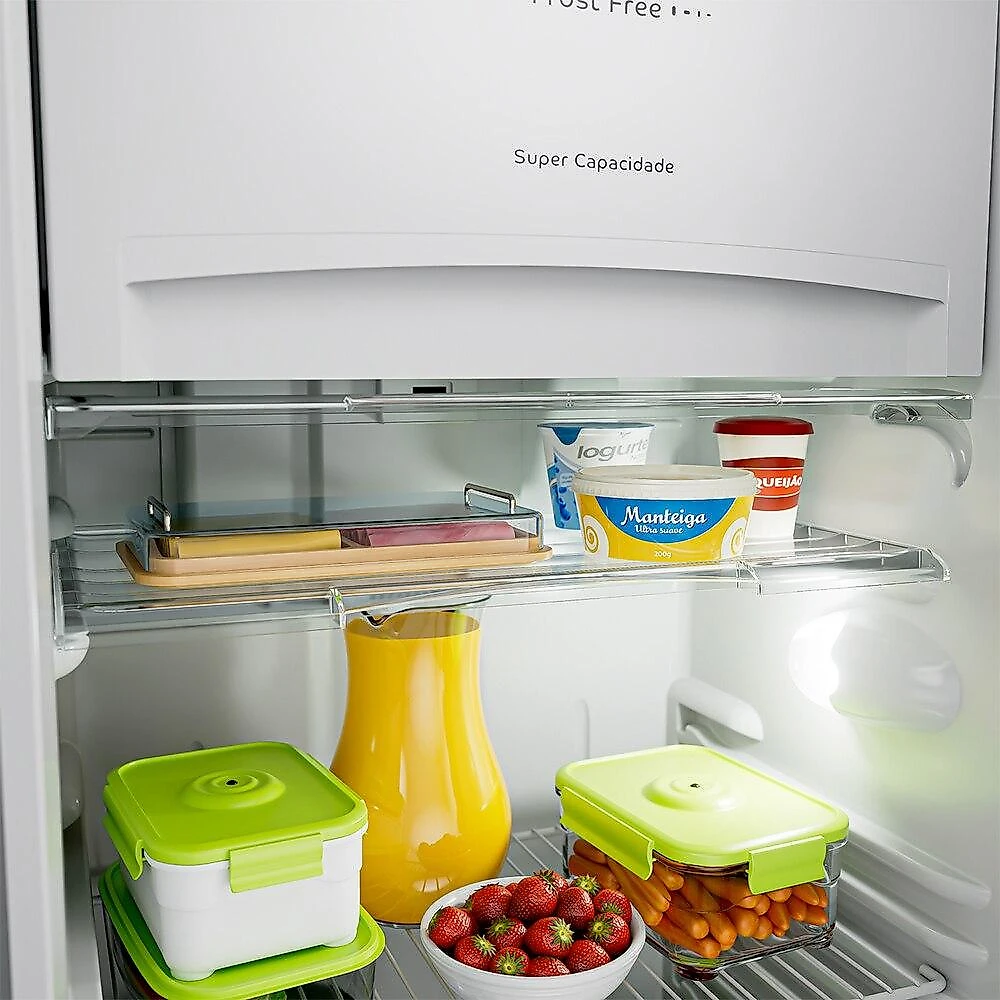 Geladeira Consul Frost Free CRB39MK, 337 Litros, Cor Inox - 110V 110 Volts
