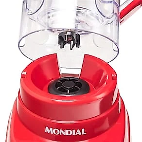 Conjunto Especial Mondial KT-105-R (Espremedor Premium + Batedeira Prática + Liquidificador Turbo Power) - Vermelho 110V
