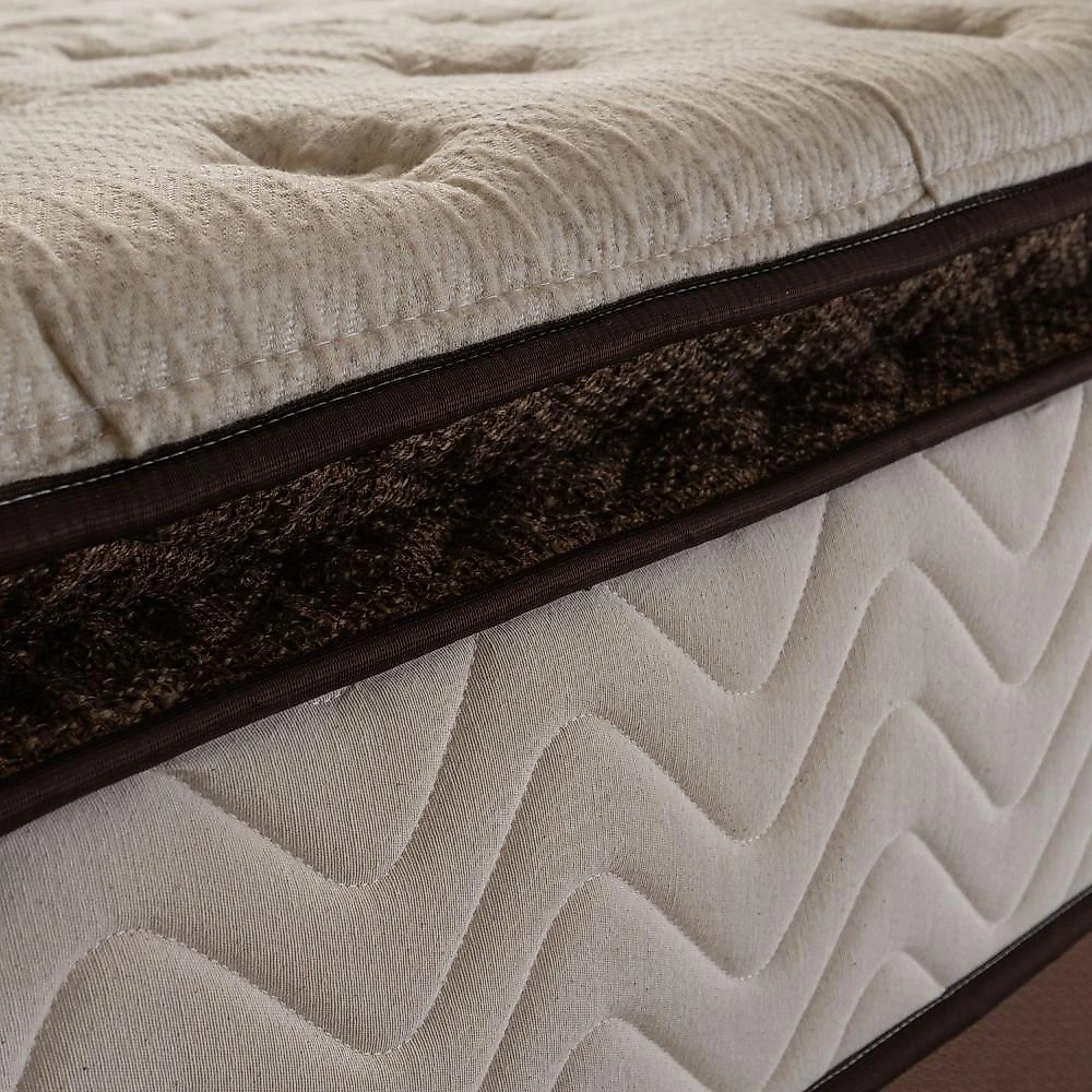 Colchão C- Molas Ensacadas Quartzo Casal 138x188x33 Marrom