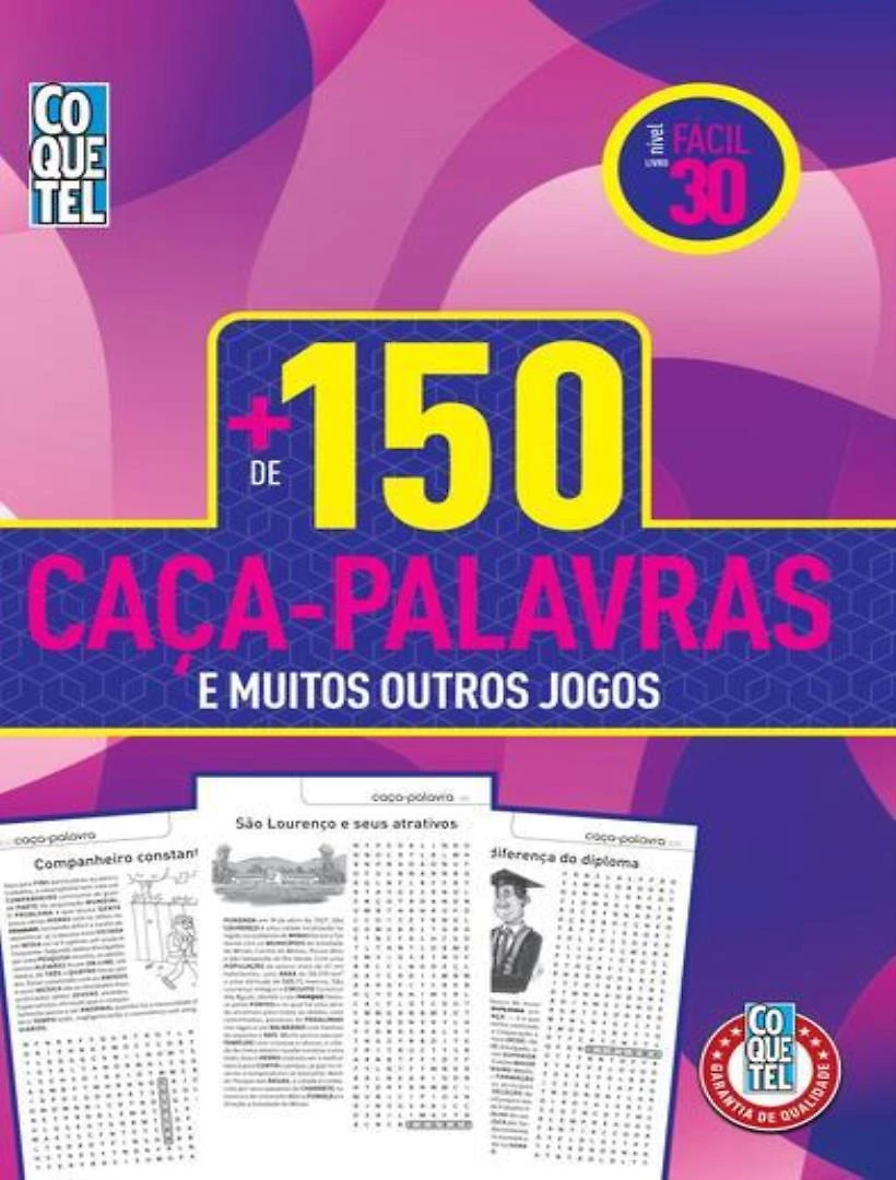 Mais De 150 Caca Palavras - Nivel Facil - Vol. 30