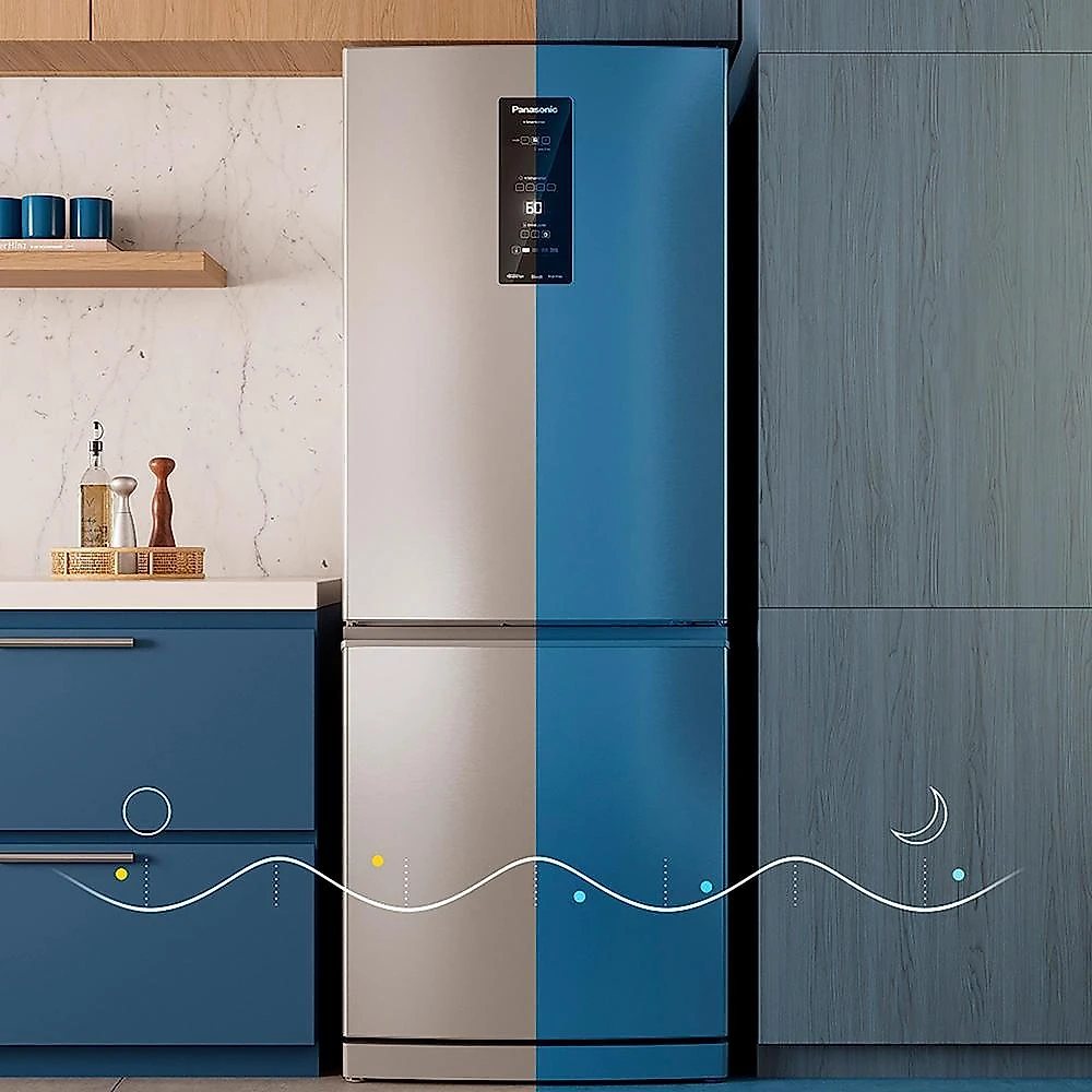 Geladeira panasonic bb64pv 475l frost free inverter bivolt aço escovado