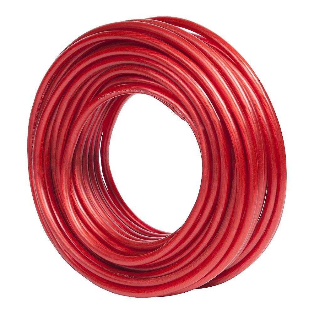Cabo De Potencia Technoise 100% Cobre Vermelho 16 Mm Rolo 25