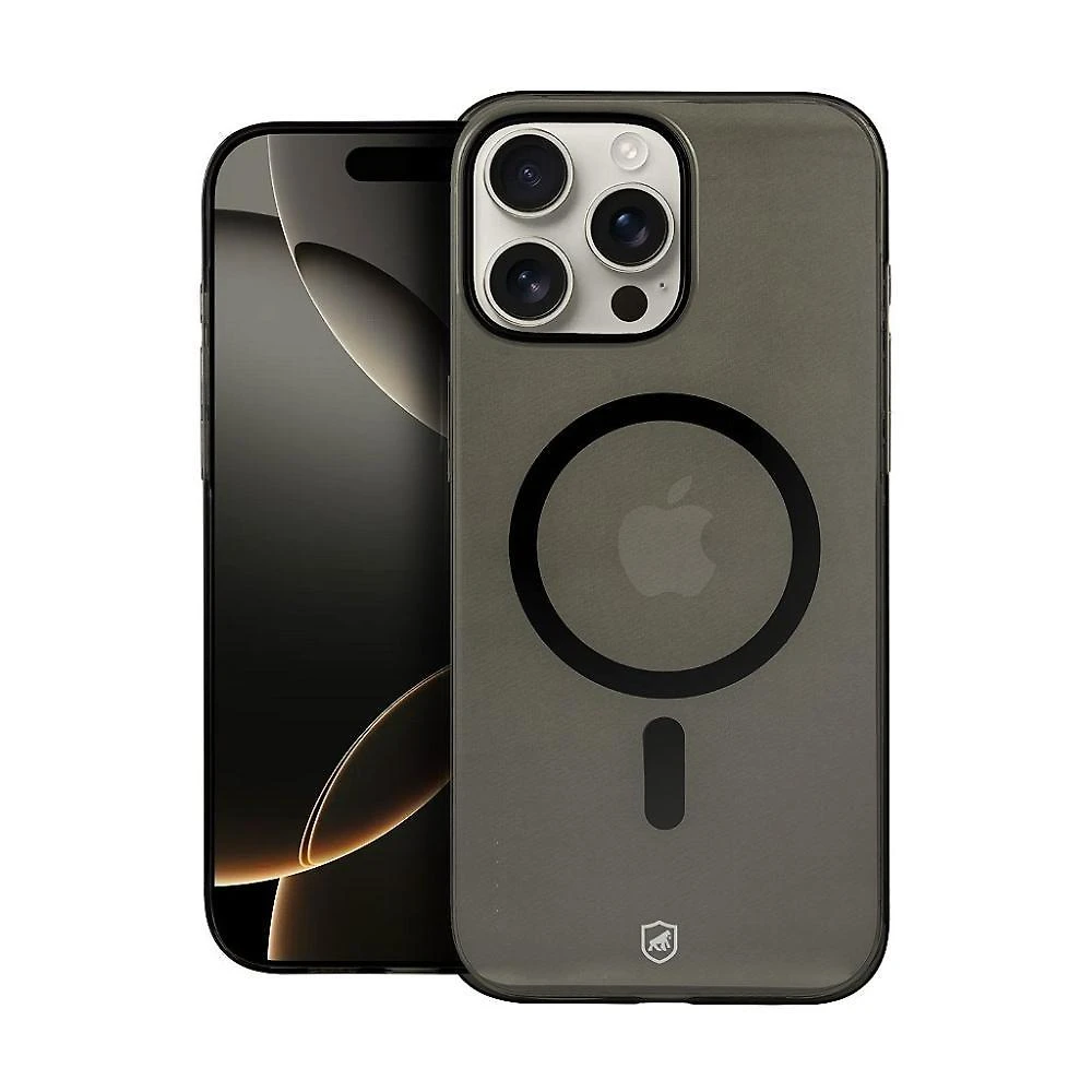 Capa para Smartphone Gshield Compatível com Iphone 16 Pro Proteção Crystal Slim Magsafe Dark