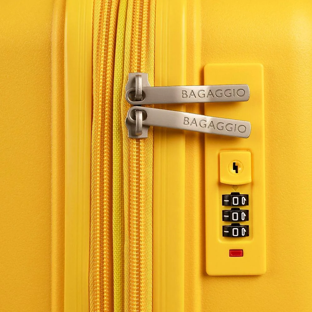 Mala Média 32kg Polipropileno 4 Rodas Cartagena Amarela Amarelo - G
