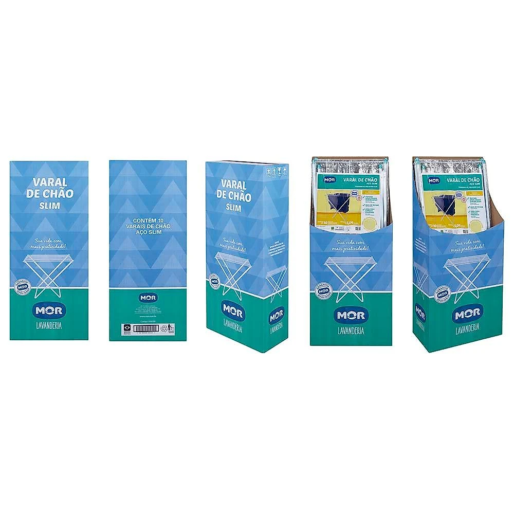 Varal de Chão Retrátil Slim Mor